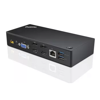 Lenovo 40A90090DK Laptop-Dockingstation/Port-Replikator Kabelgebunden USB 3.2 Gen 1 (3.1 Gen 1) Typ-C Schwarz
