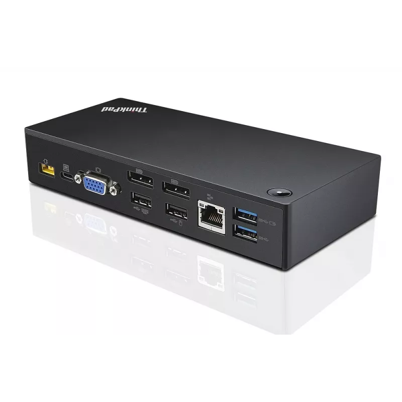 Lenovo 40A90090DK Laptop-Dockingstation/Port-Replikator Kabelgebunden USB 3.2 Gen 1 (3.1 Gen 1) Typ-C Schwarz