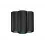 NETGEAR Orbi 970 Series Quad-Band WiFi 7, 3-Pack Quad-band (2.4 GHz / 5 GHz-1 / 5 GHz-2 / 6 GHz) Wi-Fi 6 (802.11ax) Schwarz Intern