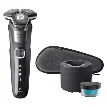 Elektrorasierer Philips SHAVER Series 5000 S5887/50 Nass- und Trockenrasur mit SteelPrecision-Klingen