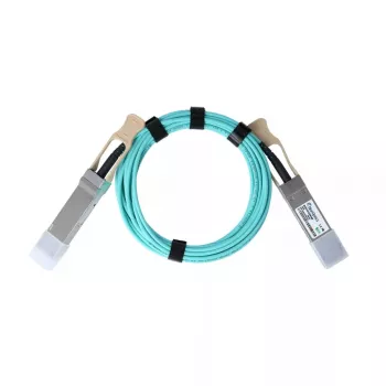 Glasfaser-InfiniBand-Kabel BlueOptics MFS1S00-V010E-BO QSFP56 auf QSFP56, 10 m, orange, Stecker–Stecker