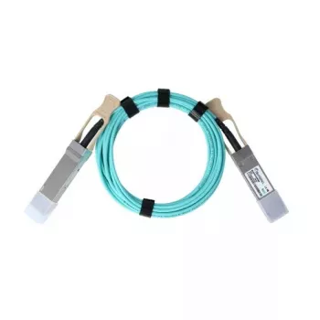 Glasfaser-AOC-Kabel BlueOptics P08230-001-BO QSFP56–QSFP56, 10 m, Cyan