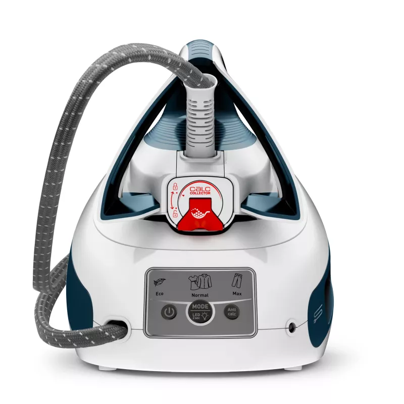 Tefal Express Power SV8111 1,8 l Durilium AirGlide Autoclean-Bügelsohle Blau, Weiß