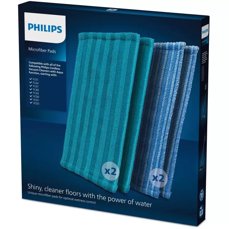 Philips Rechargeable Stick Zubehör XV1700/01 Mikrofaser-Pads