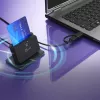 j5create JUR261 USB™ Smart Card / CAC Reader Stand, USB Type-A/USB Type-C, Schwarz, 95 g