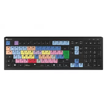Logickeyboard Avid Media Composer ASTRA 2 Tastatur mit Hintergrundbeleuchtung PC Deutsch (LKB-MCOM4-A2PC-DE)