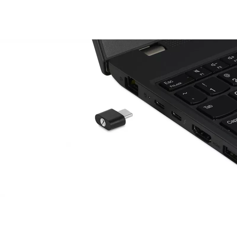 BakkerElkhuizen FastForward Pro Maus, Rechtshänder, Vertikales Design, Optisch, RF Wireless + Bluetooth + USB Typ-C, 5000 DPI, Schwarz, Grau