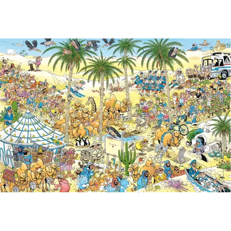 Jumbo Puzzle Jan van Haasteren Die Oase — 1500 Teile, 900×600 mm