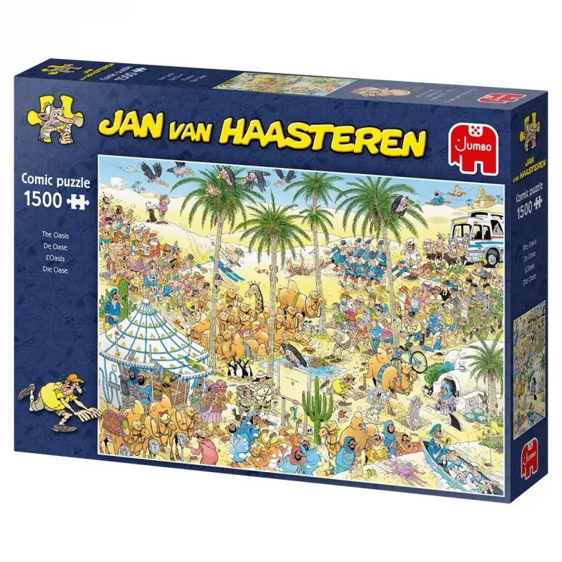 Jumbo Puzzle Jan van Haasteren Die Oase — 1500 Teile, 900×600 mm