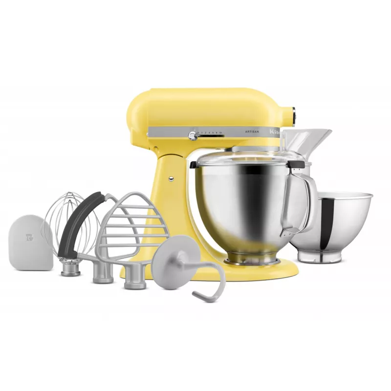 KitchenAid 5KSM195PSEBT Standmixer 300 W Edelstahl, Gelb