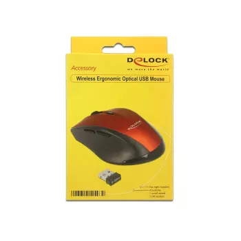 Maus DeLOCK 12493 RF Wireless Optisch 1600 DPI
