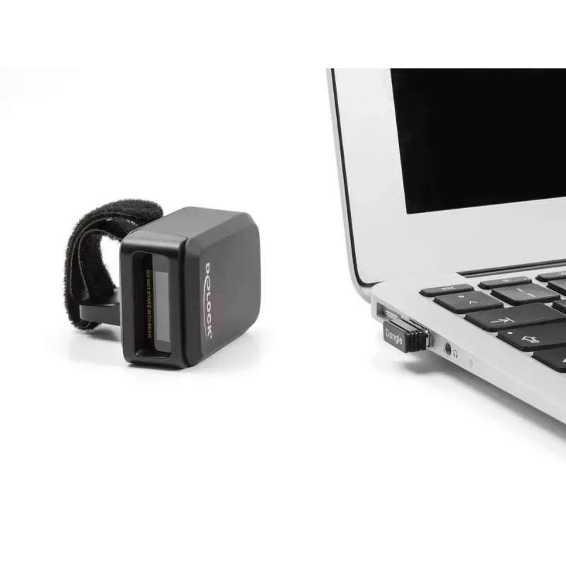 Tragbarer Barcodescanner DeLOCK 90607 1D 2D Wireless Bluetooth