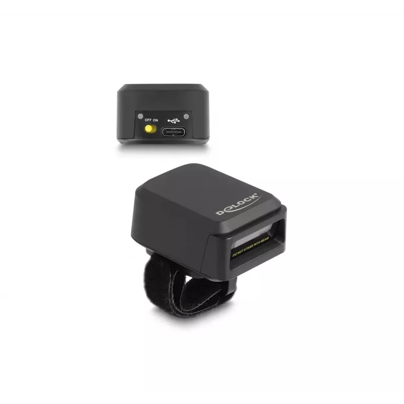 Tragbarer Barcodescanner DeLOCK 90610 1D 2D Wireless Bluetooth