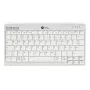 BakkerElkhuizen UltraBoard 950 V2 Wireless DE Qwertz, Tenkeyless (80 - 87%), Kabelgebunden & Kabellos, USB + Bluetooth, Scissor-Tastenschalter, QWERTZ, Dunkelgrau, Hellgrau
