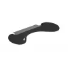 BakkerElkhuizen ErgoSlider+ Unterarmstütze Asymmetrisch, Schwarz, Dunkelgrau, Gelb, Spanplatte, Kunststoff, Polyurethan (PU), Stahl, Klemmbefestigung, Taiwan, 310 mm, 665 mm