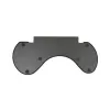 BakkerElkhuizen ErgoSlider+ Unterarmstütze Asymmetrisch, Schwarz, Dunkelgrau, Gelb, Spanplatte, Kunststoff, Polyurethan (PU), Stahl, Klemmbefestigung, Taiwan, 310 mm, 665 mm