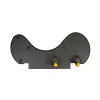 BakkerElkhuizen ErgoSlider+ Unterarmstütze Asymmetrisch, Schwarz, Dunkelgrau, Gelb, Spanplatte, Kunststoff, Polyurethan (PU), Stahl, Klemmbefestigung, Taiwan, 310 mm, 665 mm