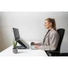 BakkerElkhuizen Ergo-Q 330 Circular, Laptop-Ständer, Schwarz, Grau, Acrylnitril-Butadien-Styrol (ABS), Kunststoff, Stahl, 33,8 cm (13,3 Zoll), 43,2 cm (17 Zoll), 6 kg