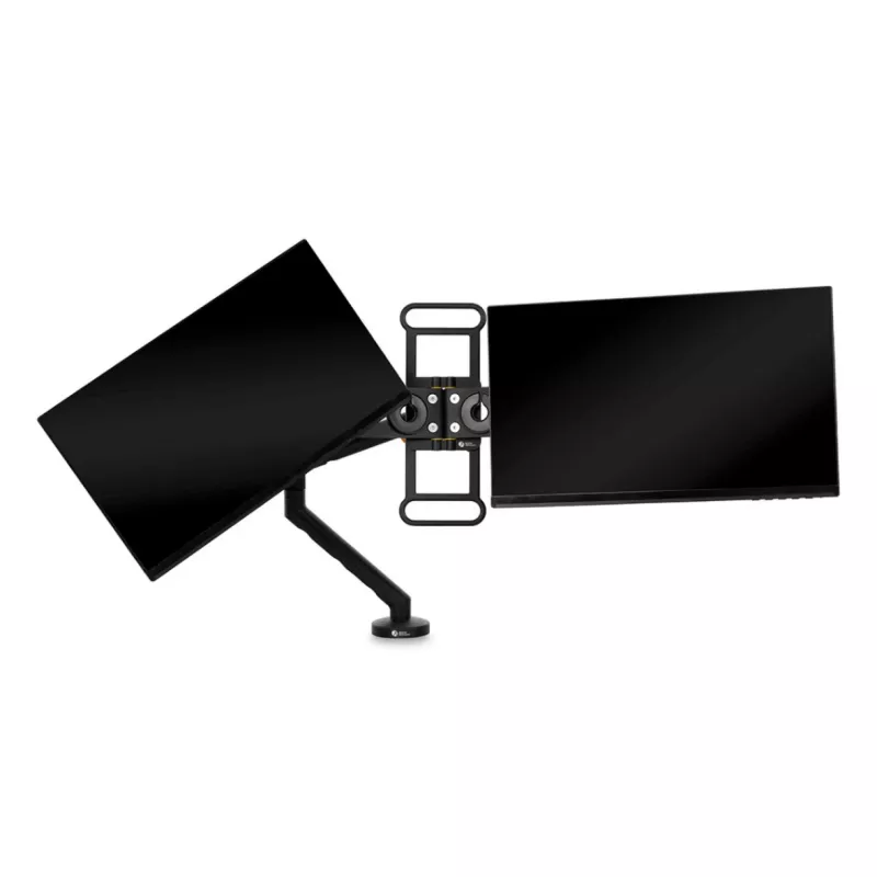 BakkerElkhuizen BE Universal Crossbar, 8 kg, 43,2 cm (17 Zoll), 88,9 cm (35 Zoll), 100 x 100 mm, Höhenverstellung, Schwarz
