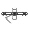 BakkerElkhuizen BE Universal Crossbar, 8 kg, 43,2 cm (17 Zoll), 88,9 cm (35 Zoll), 100 x 100 mm, Höhenverstellung, Schwarz