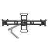 BakkerElkhuizen BE Universal Crossbar, 8 kg, 43,2 cm (17 Zoll), 88,9 cm (35 Zoll), 100 x 100 mm, Höhenverstellung, Schwarz