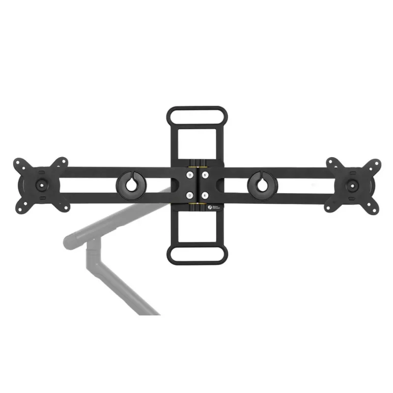 BakkerElkhuizen BE Universal Crossbar, 8 kg, 43,2 cm (17 Zoll), 88,9 cm (35 Zoll), 100 x 100 mm, Höhenverstellung, Schwarz