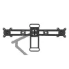 BakkerElkhuizen BE Universal Crossbar, 8 kg, 43,2 cm (17 Zoll), 88,9 cm (35 Zoll), 100 x 100 mm, Höhenverstellung, Schwarz