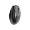 BakkerElkhuizen Handshake Maus Rechts, Rechtshändig, Vertikales Design, Optisch, RF Wireless + Bluetooth + USB Typ-C, 6400 DPI, Schwarz, Grau