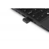 BakkerElkhuizen Handshake Maus Rechts, Rechtshändig, Vertikales Design, Optisch, RF Wireless + Bluetooth + USB Typ-C, 6400 DPI, Schwarz, Grau