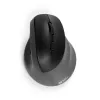 BakkerElkhuizen PRF Pro Maus Rechts, Rechtshänder, Vertikales Design, Optisch, RF Wireless + Bluetooth + USB Typ-C, 2400 DPI, Schwarz, Grau