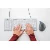 BakkerElkhuizen UltraBoard 955 V2 Numeric, USB, 22, Laptop/PC, 1,5 m, Dunkelgrau, Hellgrau