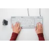 BakkerElkhuizen UltraBoard 955 V2 Numeric, USB, 22, Laptop/PC, 1,5 m, Dunkelgrau, Hellgrau