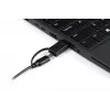 BakkerElkhuizen UltraBoard 955 V2 Numeric, USB, 22, Laptop/PC, 1,5 m, Dunkelgrau, Hellgrau