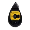 BakkerElkhuizen Grip Pro Maus, für Rechtshänder, Vertikales Design, Optisch, RF Wireless, 2400 DPI, Grau, Schwarz, Gelb