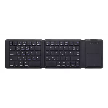 InLine 55379B Tastatur Universal Bluetooth QWERTZ Deutsch Schwarz