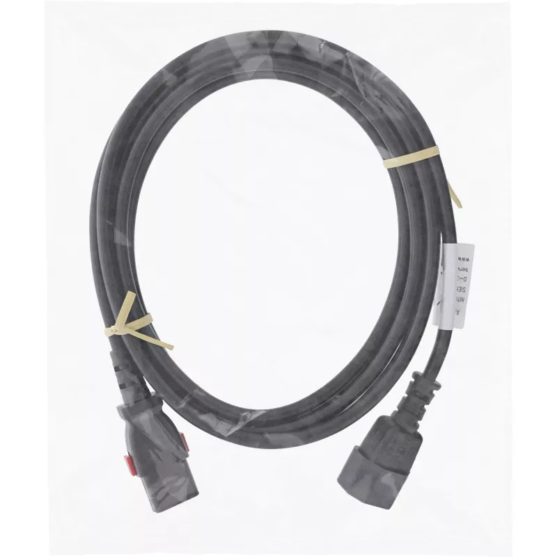 InLine 16935L Stromkabel Schwarz 5 m IEC C13 IEC C14