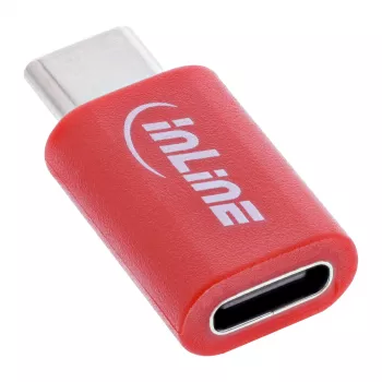 Kabel-Geschlechtswandler InLine 31650 – USB-C auf USB-C, rot, 0,003 kg