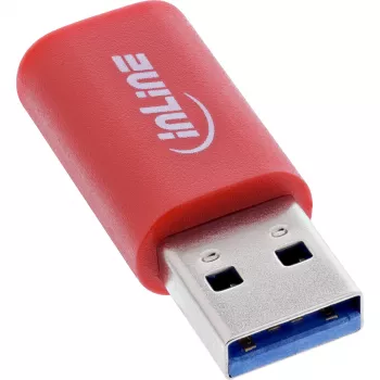 InLine 31652 Kabel-Adapter USB-A USB-C Rot