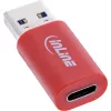 InLine 31652 Kabel-Adapter USB-A USB-C Rot