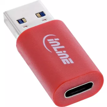 InLine 31652 Kabel-Adapter USB-A USB-C Rot