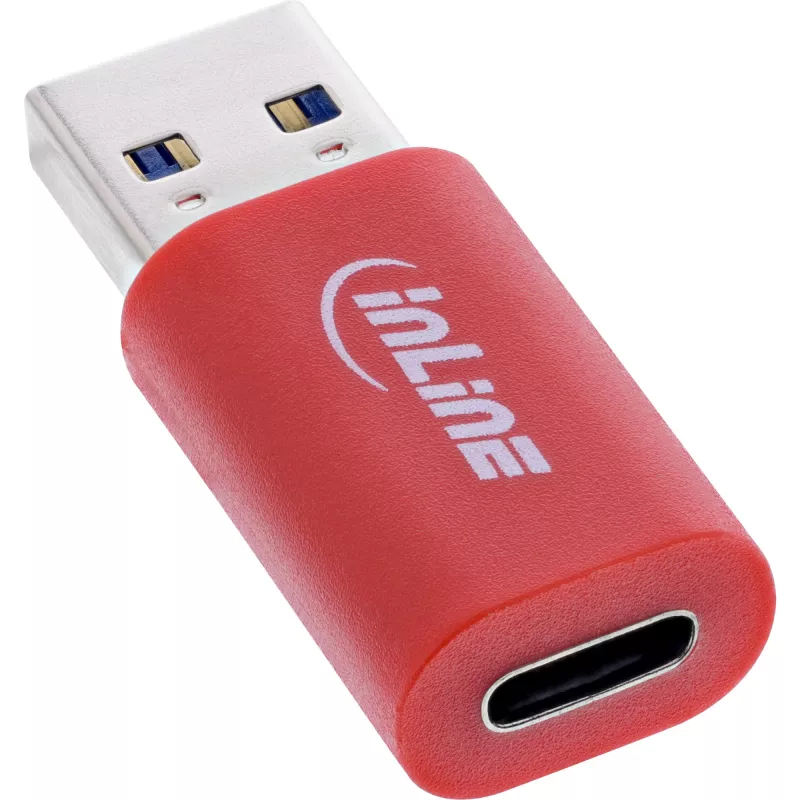 InLine 31652 Kabel-Adapter USB-A USB-C Rot