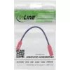 InLine USB-C Gender-Changer-Adapter 31654, USB-C auf USB-C, 0,2 m, rot