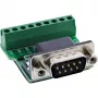 InLine 92501D Drahtverbinder Klemmleiste / D-Sub 9 Schwarz, Grün