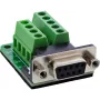 InLine 92501E Kabelverbinder Klemmleiste / D-Sub 9 Schwarz, Grün