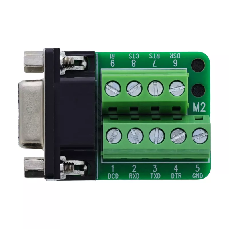 InLine 92501E Kabelverbinder Klemmleiste / D-Sub 9 Schwarz, Grün