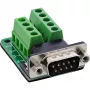 InLine 92501F Kabelverbinder Terminalblock / D-Sub 9 Schwarz, Grün