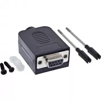 InLine 92501G Anschlussklemme Terminalblock / D-Sub 9 Schwarz