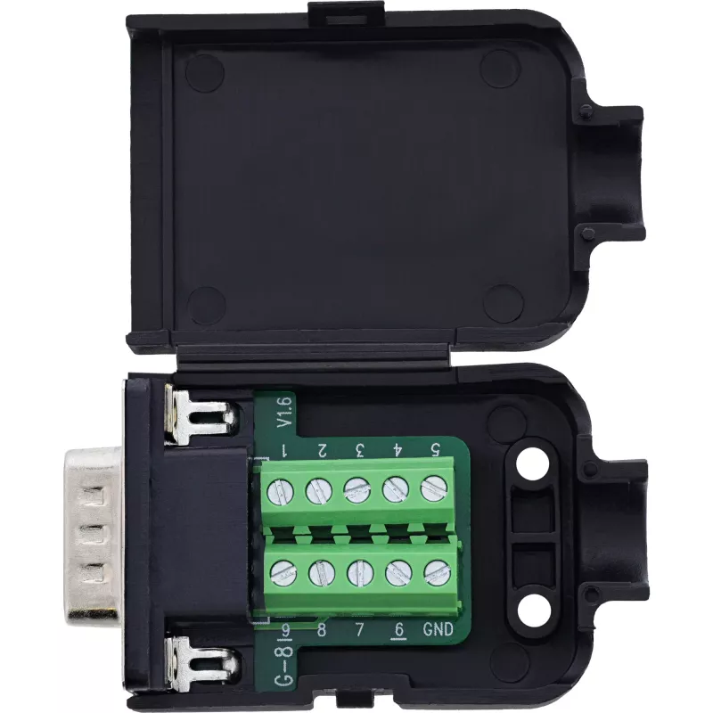 InLine 92501I Kabelverbinder Klemmleiste / D-Sub 9 Schwarz