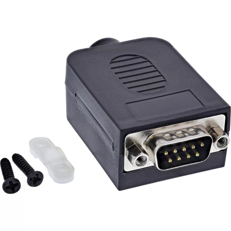 InLine 92501J Kabelverbinder Reihenklemme / D-Sub 9 Schwarz