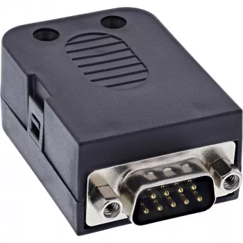 InLine 92501J Kabelverbinder Reihenklemme / D-Sub 9 Schwarz